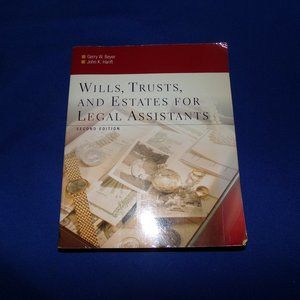 Wills, Trusts, and Estates for Legal Assistants 2ed - Lg Softcover College Book